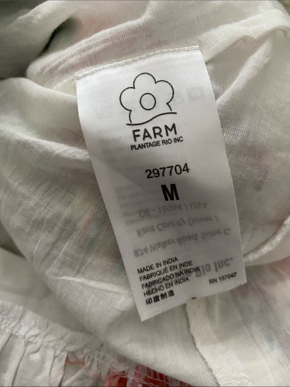 Farm Rio Layered Mix Print Dress. M. - Picture 7 of 9
